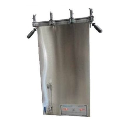 AUTOCLAVE VERTICAL CUADRADA PARA LABORATORIO CON CANASTILLA AUTOMÁTICA 45 X 45 X 90 DIÁMETRO X FONDO