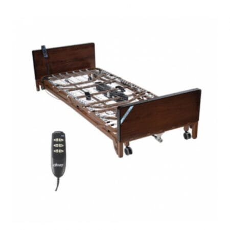 CAMA SEMI-ELÉCTRICA 1 MÓDULO CON RUEDAS