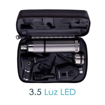 EQUIPO DIAGNOSTICO RECARGABLE LED 3.5V OFTALMO COAXIAL Y CONVERTIDOR BATERIA C