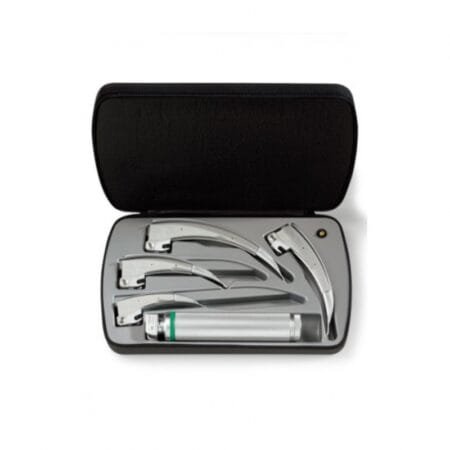 EQUIPO HEINE DE LARINGOSCOPIO MODULAR + F.O. CON MANGO ESTANDAR 2.5 V.