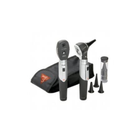 ESTUCHE DIAGNOSTICO HEINE MINI 3000 2 MANGOS EST. SUAVE NEGRO