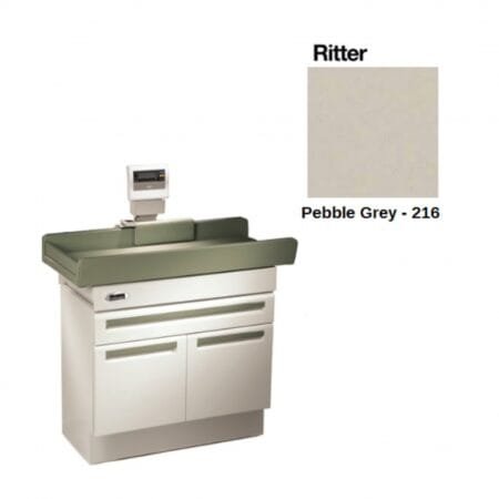 MESA PEDIÁTRICA MIDMARK CON BASCULA PEBBLE GREY