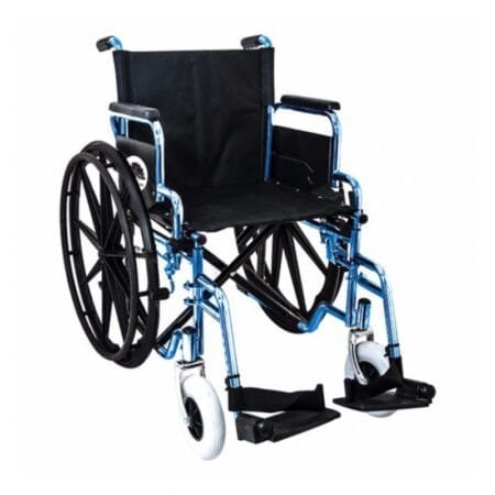 SILLA DE RUEDAS 19” AZUL ABAT/REM MAG SOLIDA 8X2