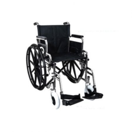 SILLA DE RUEDAS 19” CROMADA ABAT/REM MAG SOLIDA 8X2