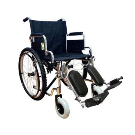 SILLA DE RUEDAS TT 20”CROMADA ABATIBLE/ELEVAPIERNAS ALUMINIO NEUMATICA